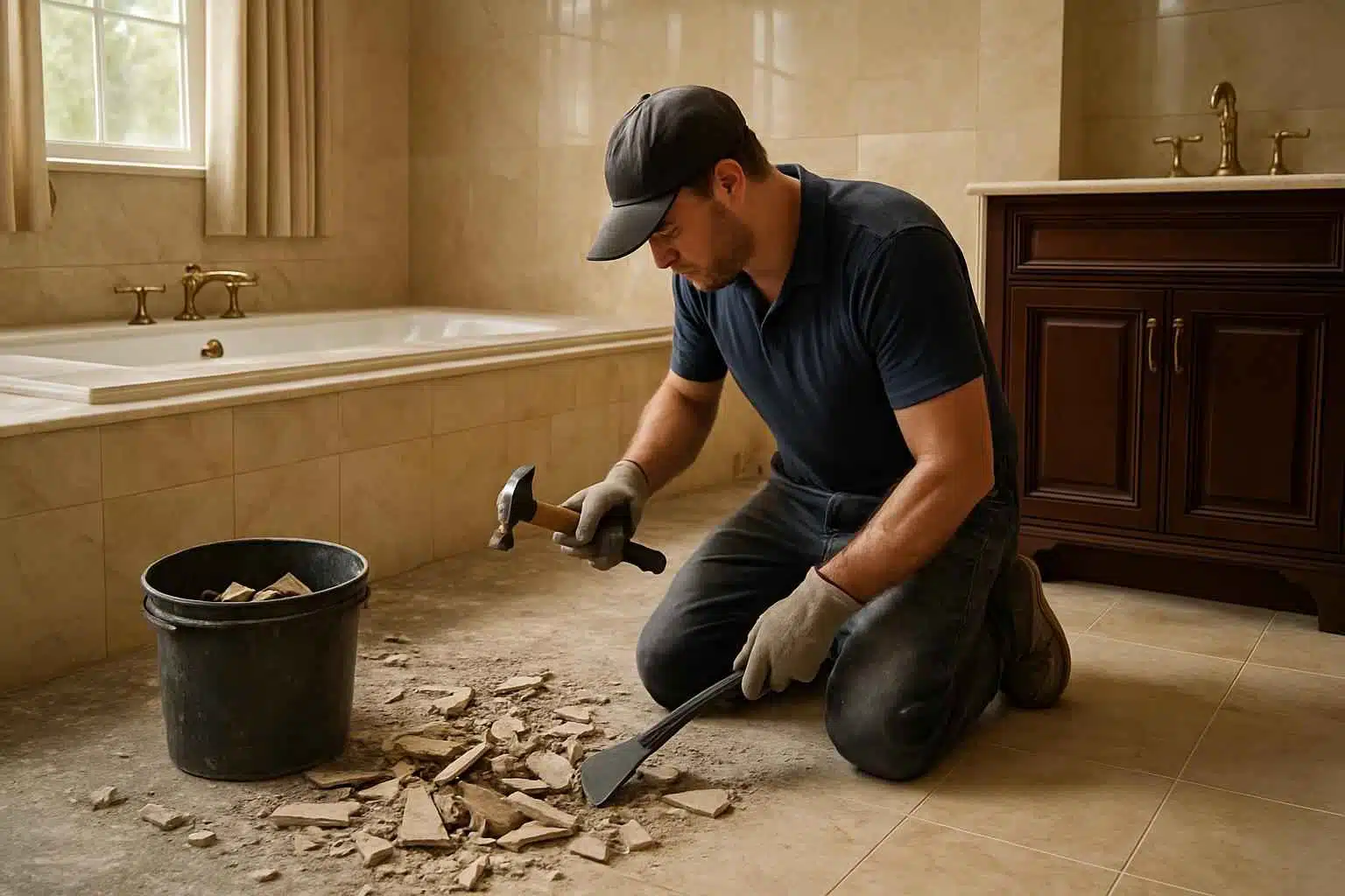 Tile Demolition Prep Service in Doss TX