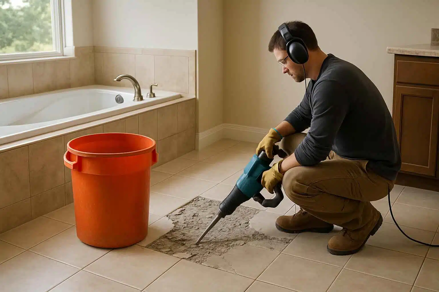 Tile Demolition Prep Service in Harper TX