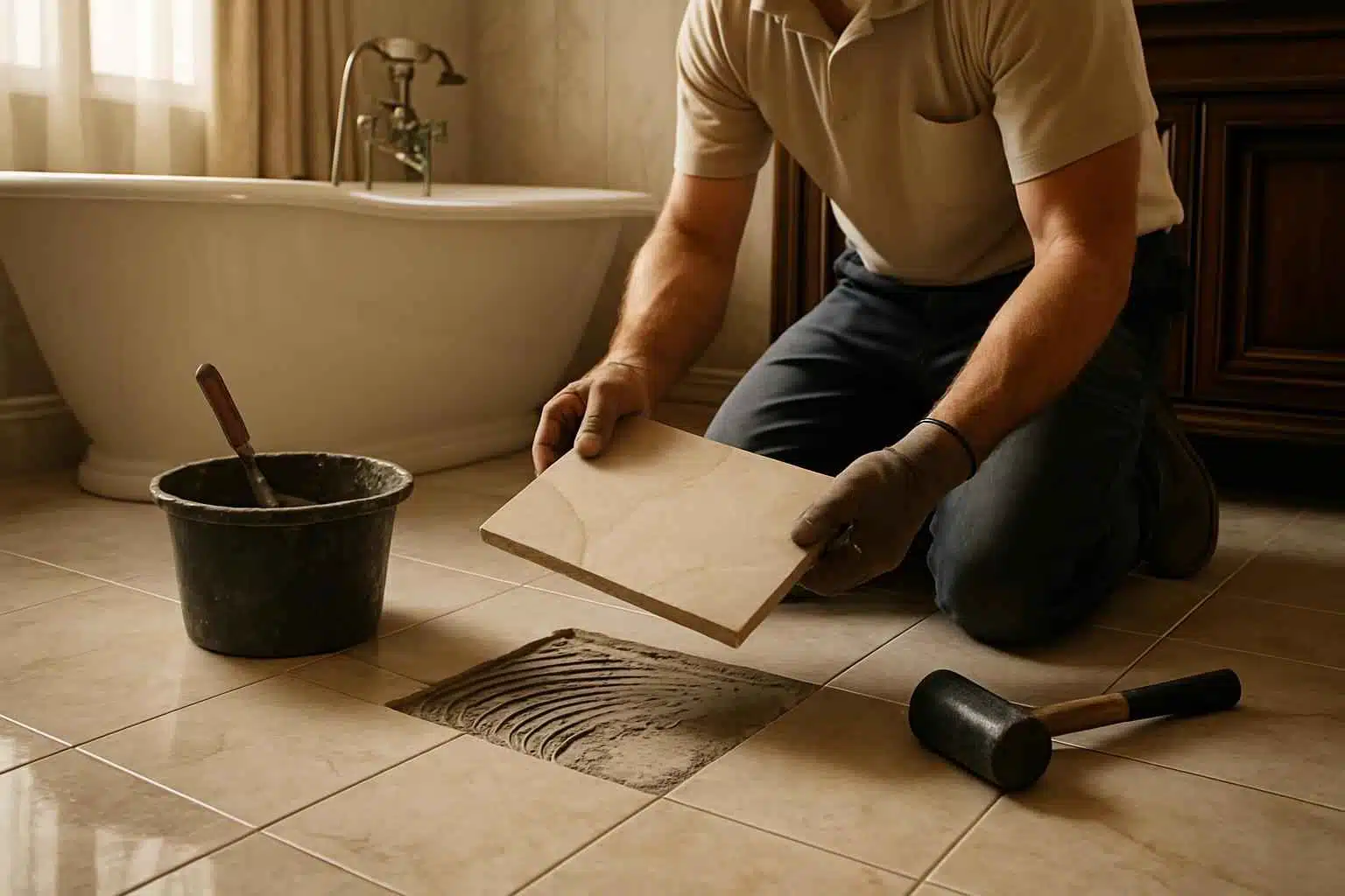 Tile Repair Service in Doss TX