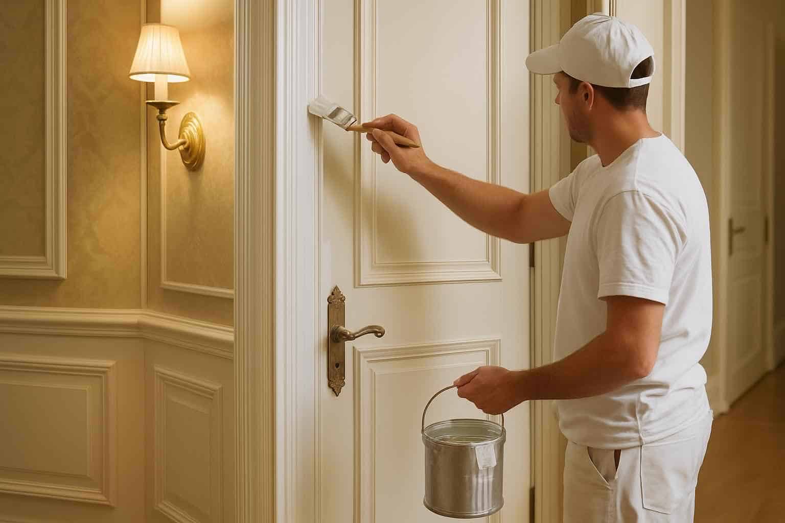 Trim Door Painting Service in Comfort TX