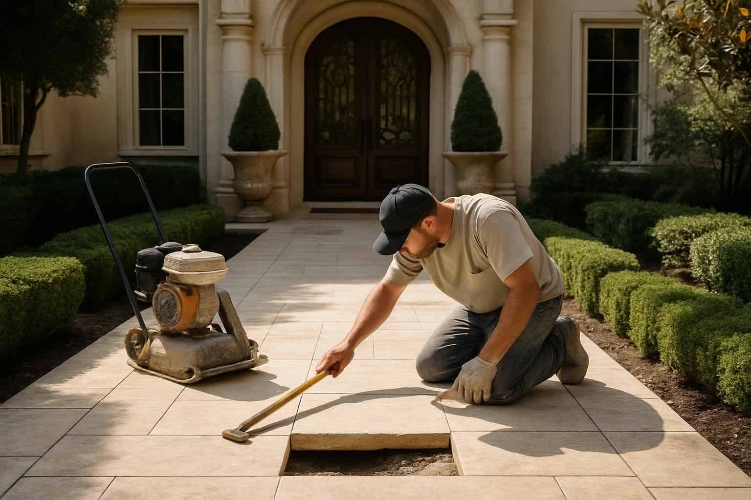 Walkway Repair Leveling Service in Comfort TX