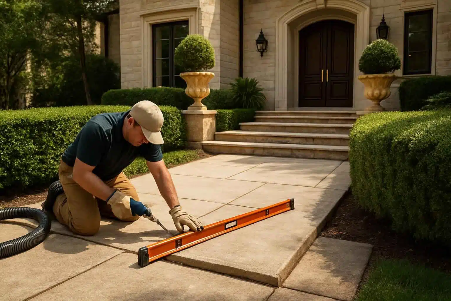 Walkway Repair Leveling Service in Doss TX