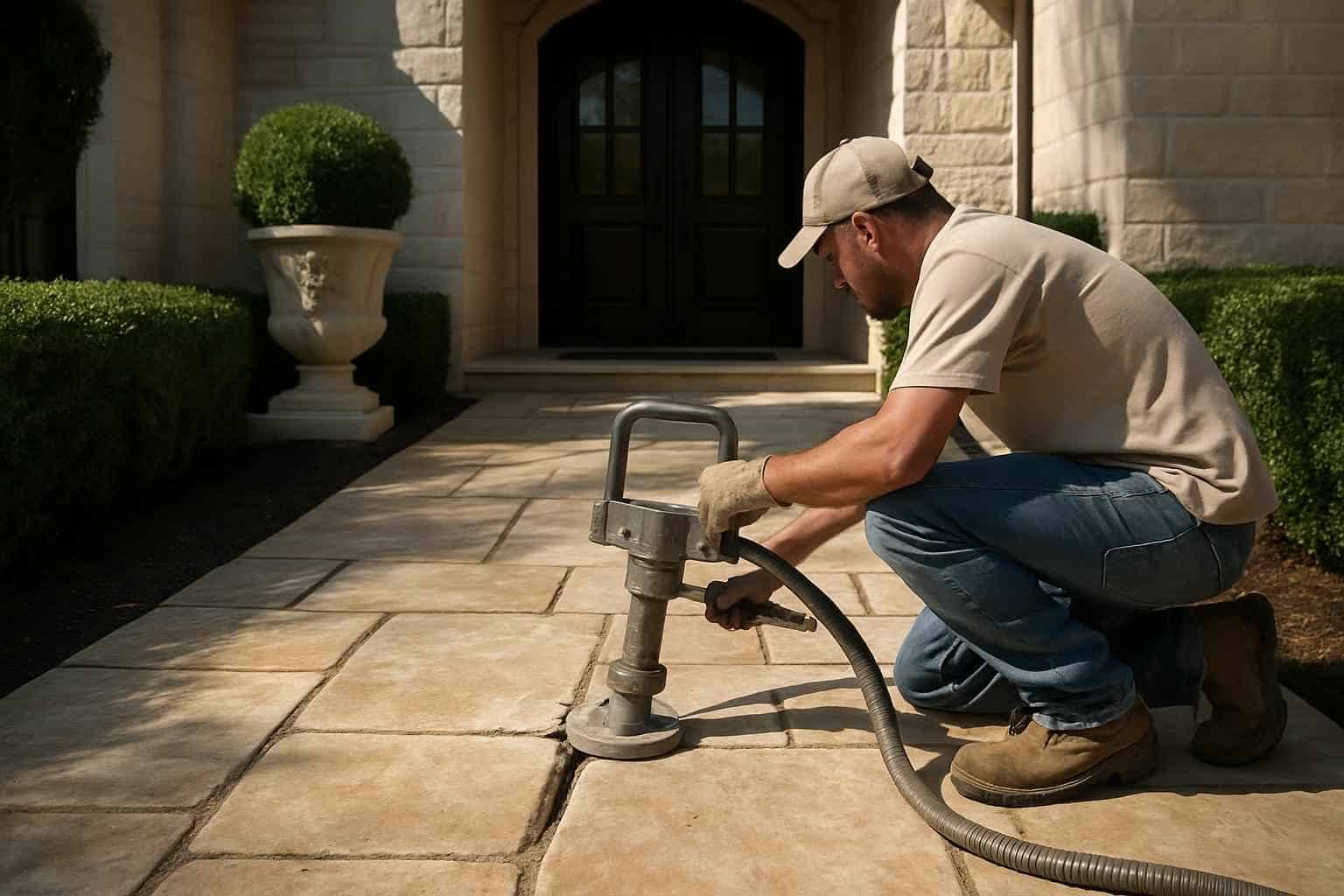 Walkway Repair Leveling Service in Harper TX