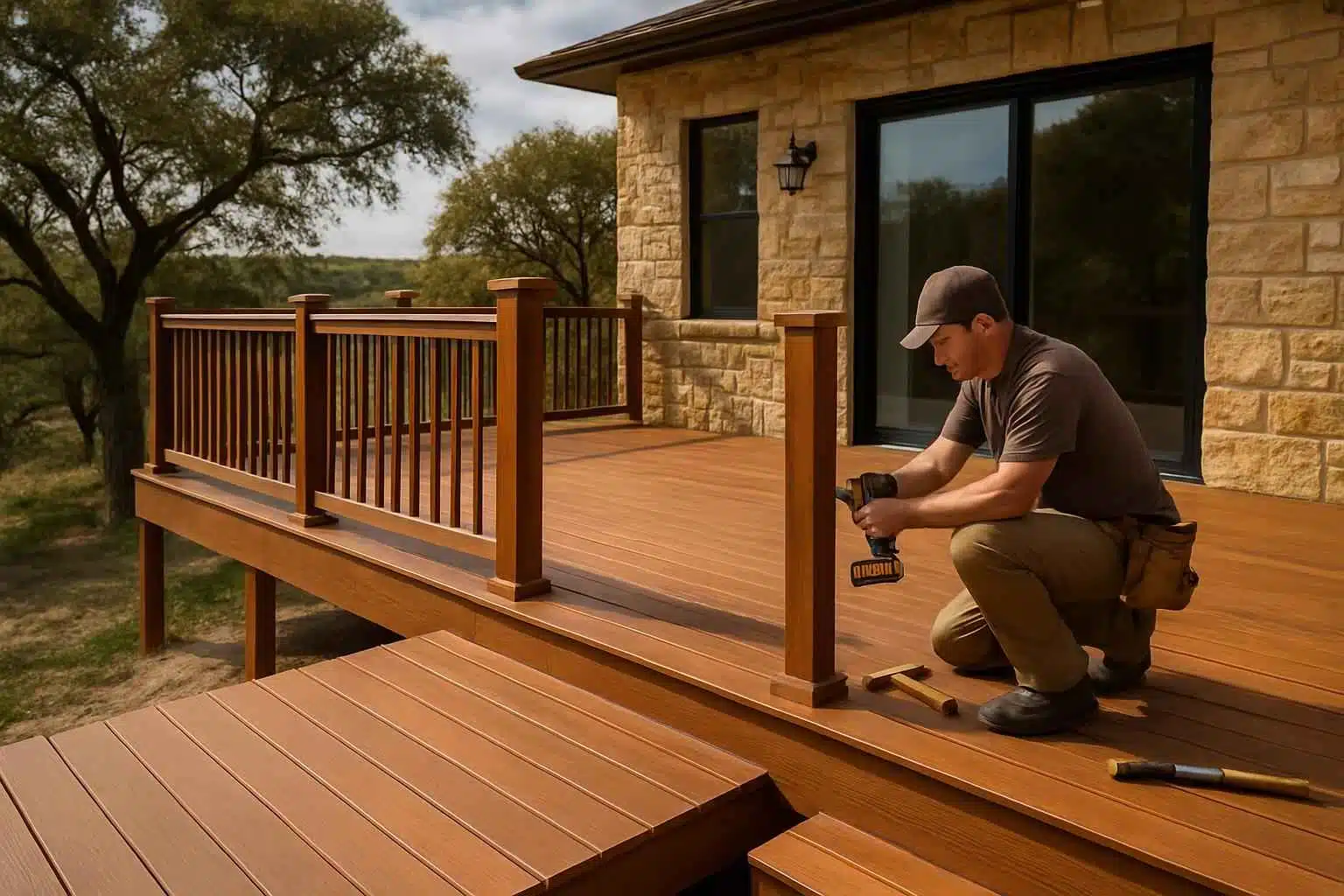 Wood Deck Builder in Kerrville TX