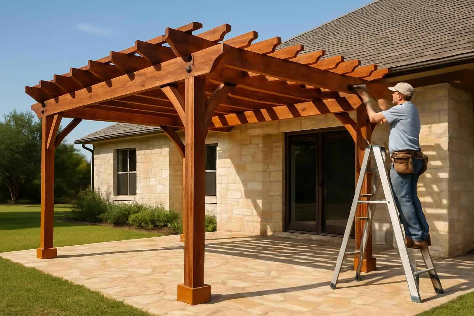 Wood Pergola Builder in Harper TX