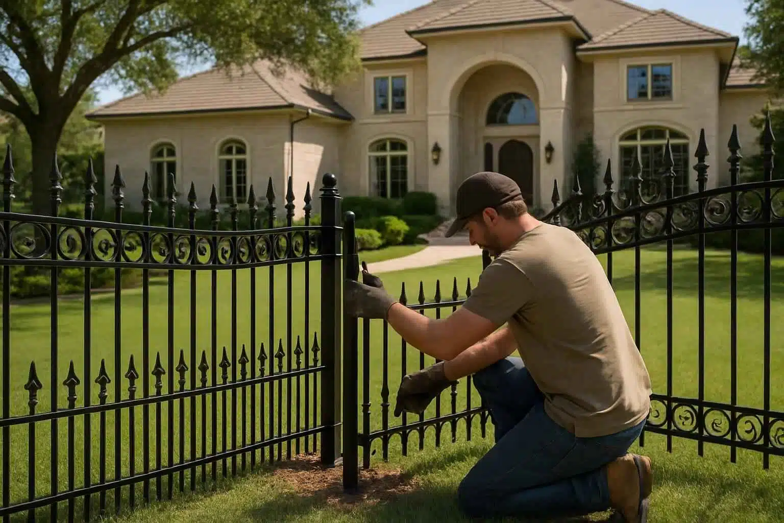 Wrought Iron Fence Installer in Kerrville TX