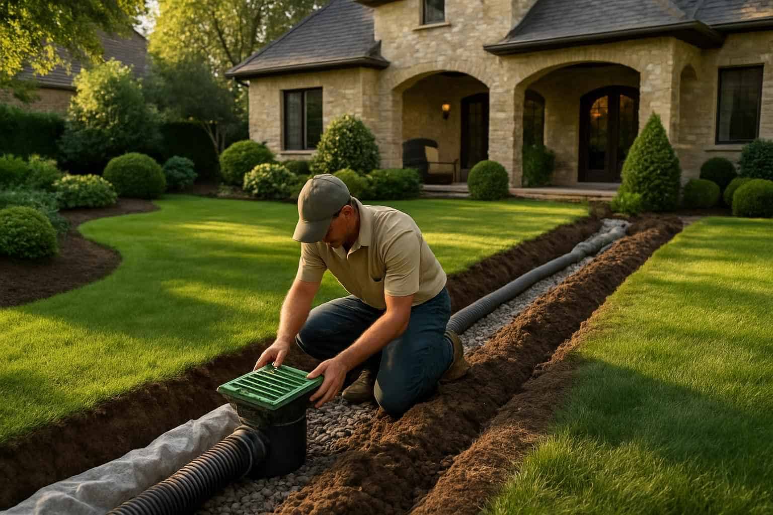Yard Drainage Company in Doss TX