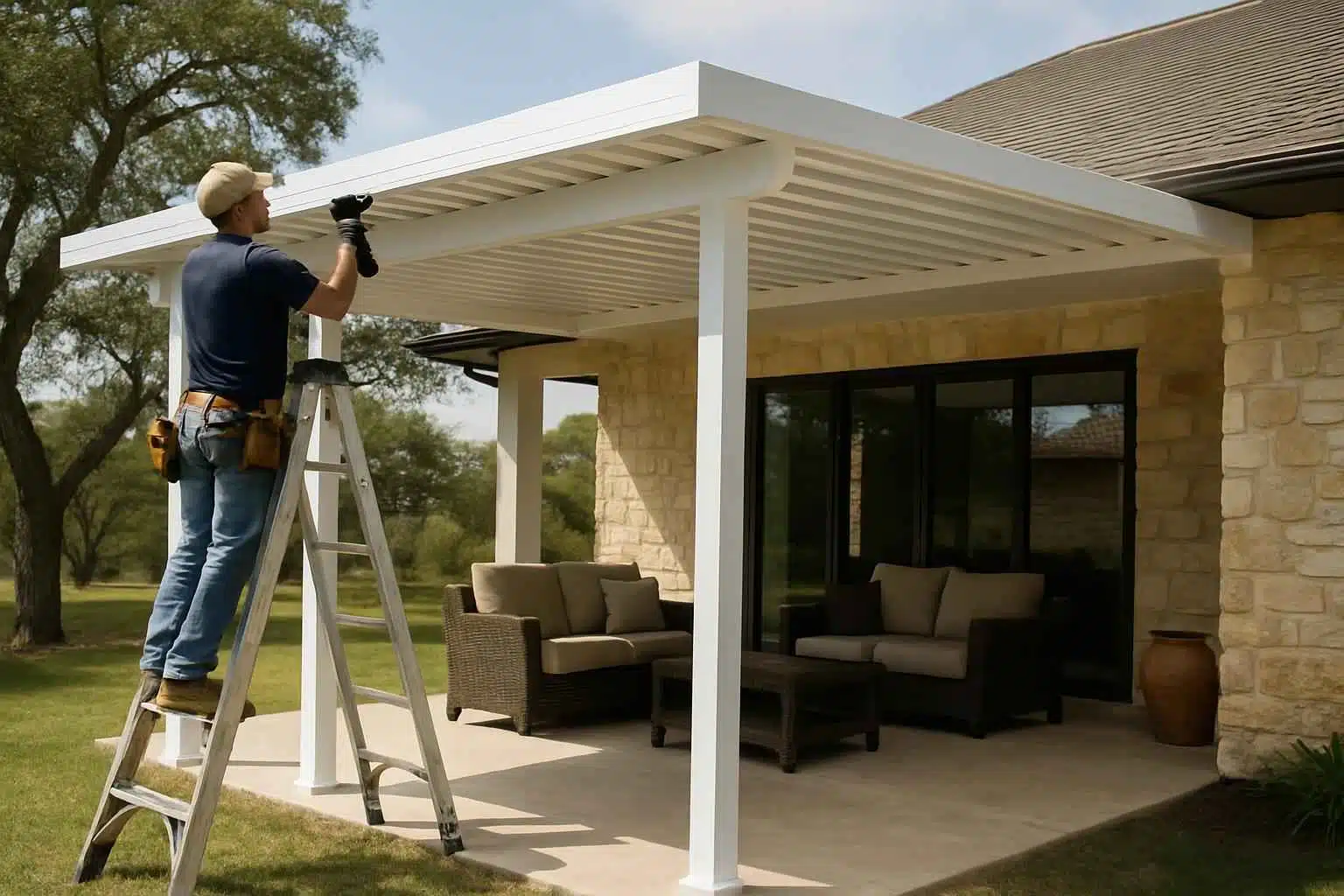 Aluminum Patio Cover Installer in Center Point TX