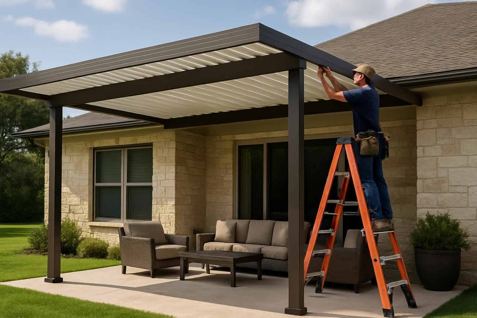 Aluminum Patio Cover Installer in Ingram TX