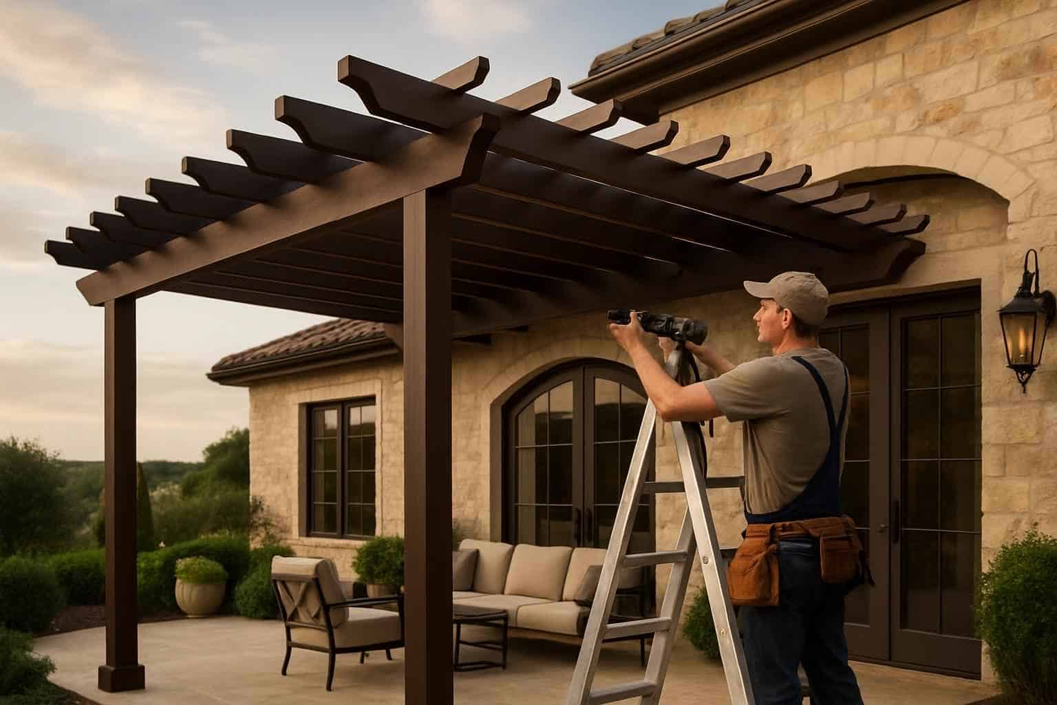 Attached Pergola Installer in Johnson City TX