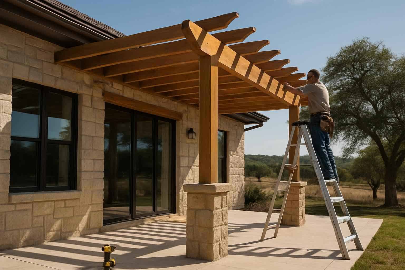 Attached Pergola Installer in Sisterdale TX