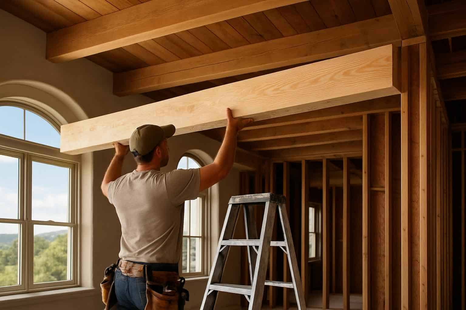 Framing Carpentry Contractor In Ingram TX Beam LVL Installation Contractor in Ingram TX