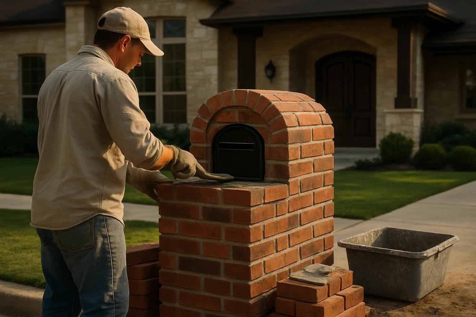 Brick Contractor In Blanco TX Brick Mailbox Builder in Blanco TX