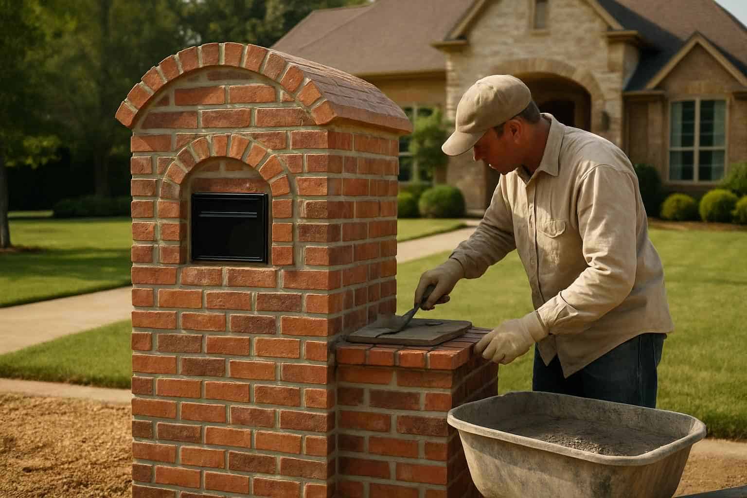 Brick Contractor In Center Point TX Brick Mailbox Builder in Center Point TX