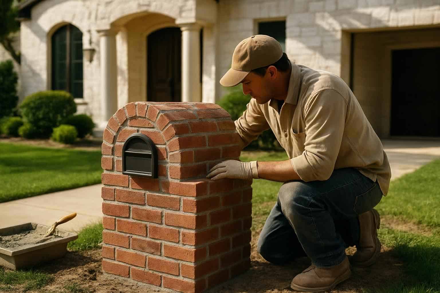Brick Mailbox Builder in Johnson City TX