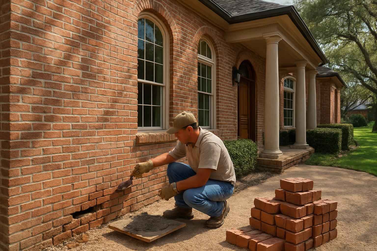 Brick Repair Service in Waring TX