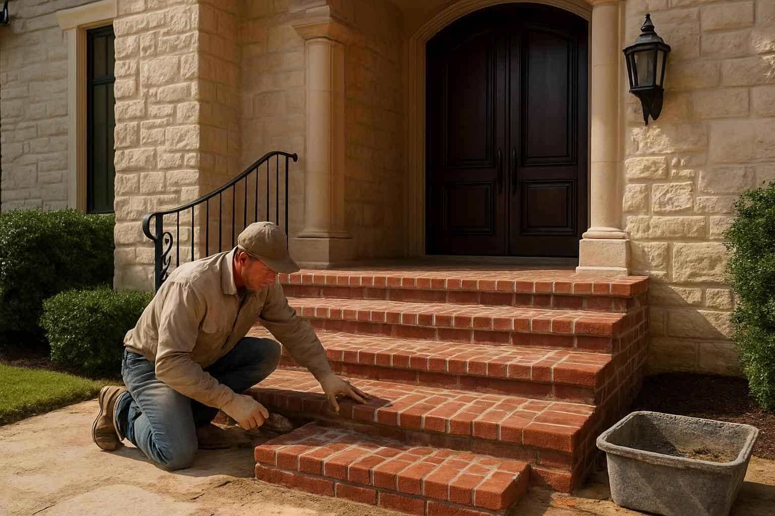 Brick Step Installer in Sisterdale TX