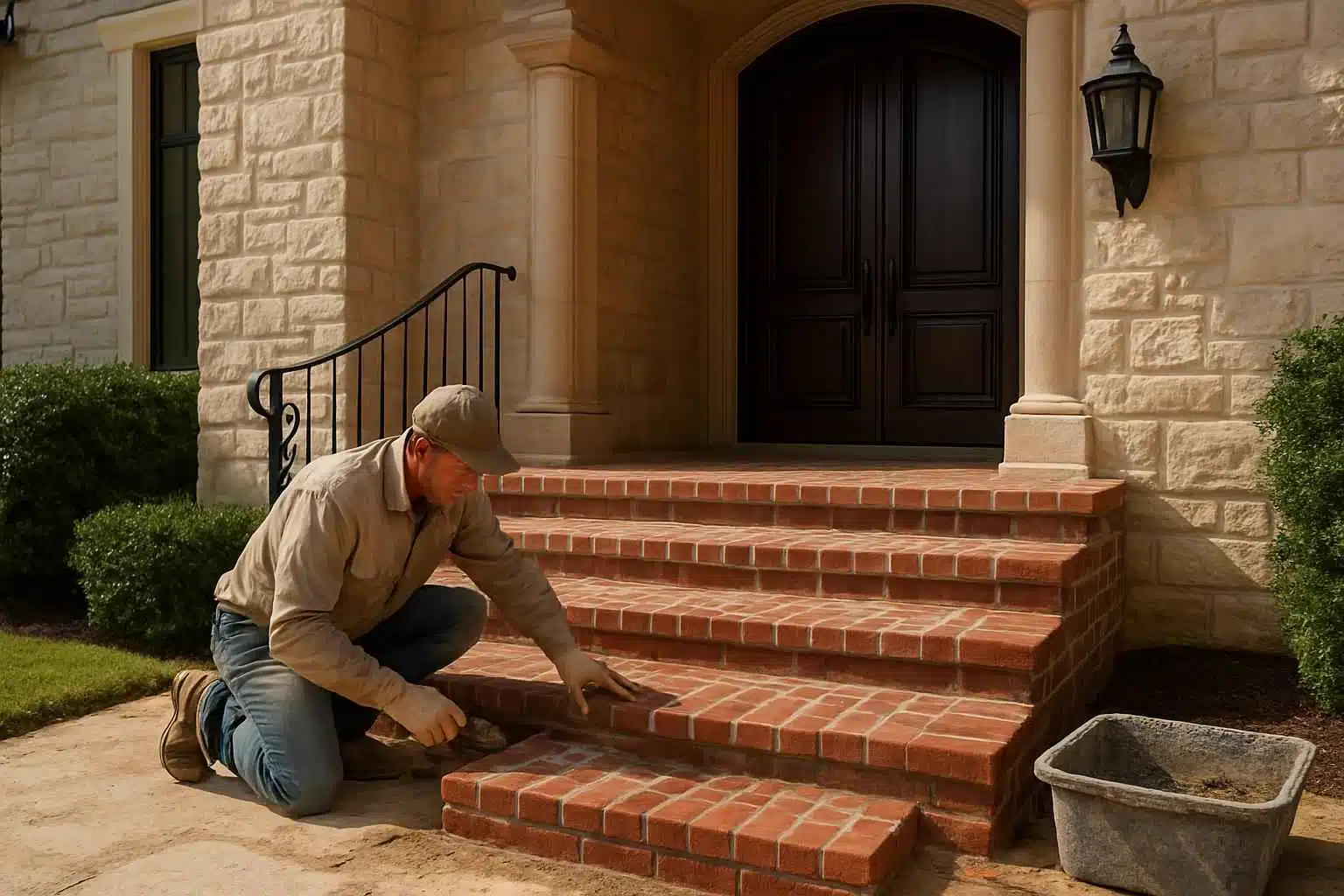 Brick Step Installer in Sisterdale TX