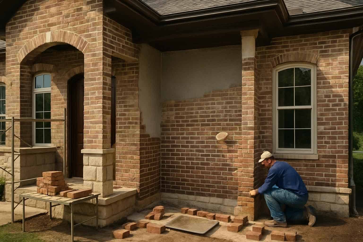 Brick Contractor In Center Point TX Brick Veneer Installation Service in Center Point TX