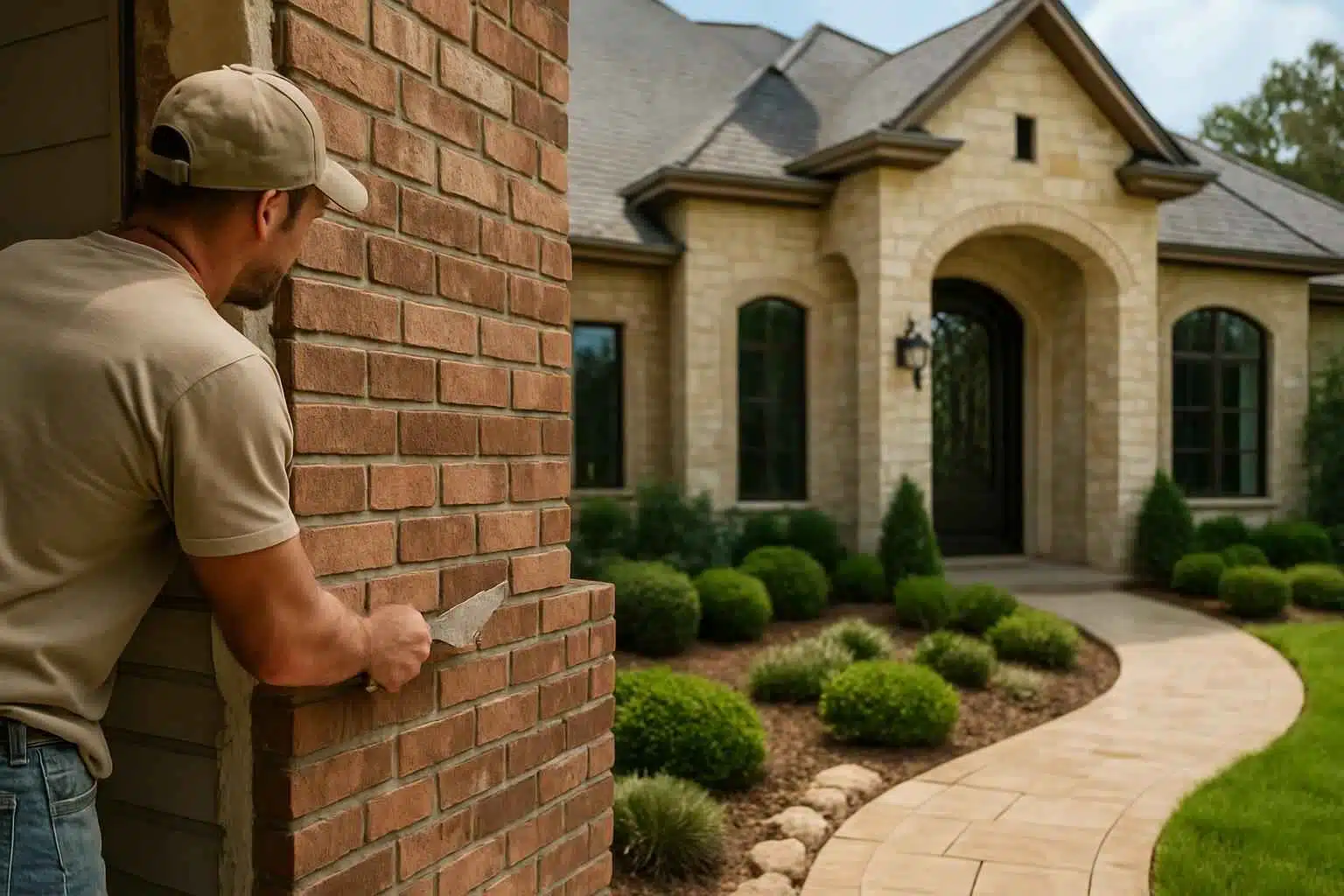 Brick Veneer Installation Service in Sisterdale TX