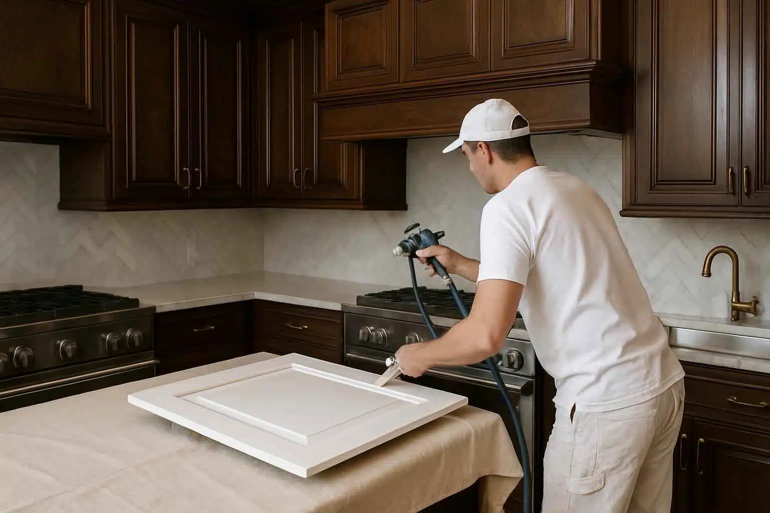 Painting Contractor In Ingram TX Cabinet Painting Service in Ingram TX