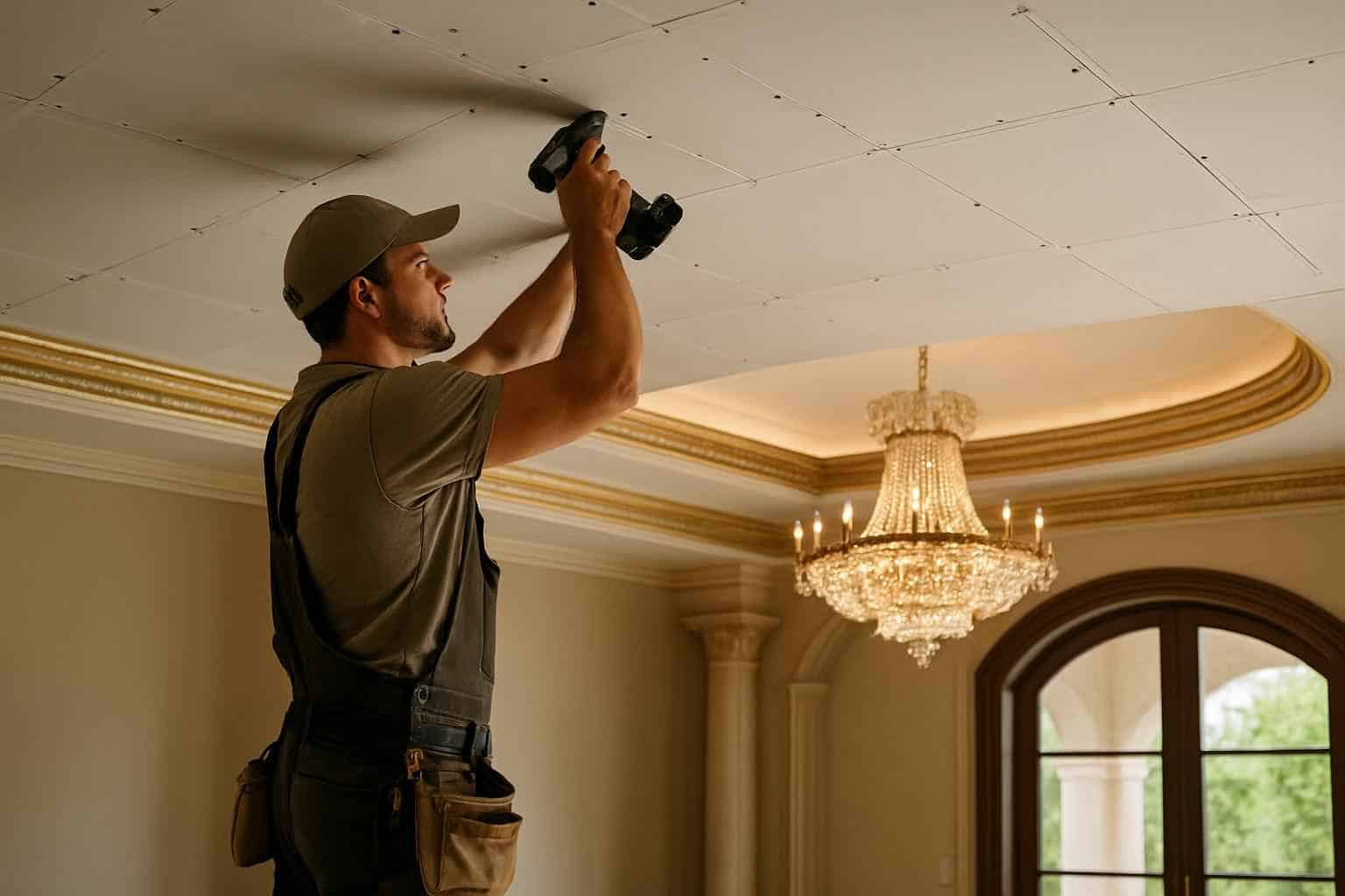 Ceiling Drywall Installation in Ingram TX