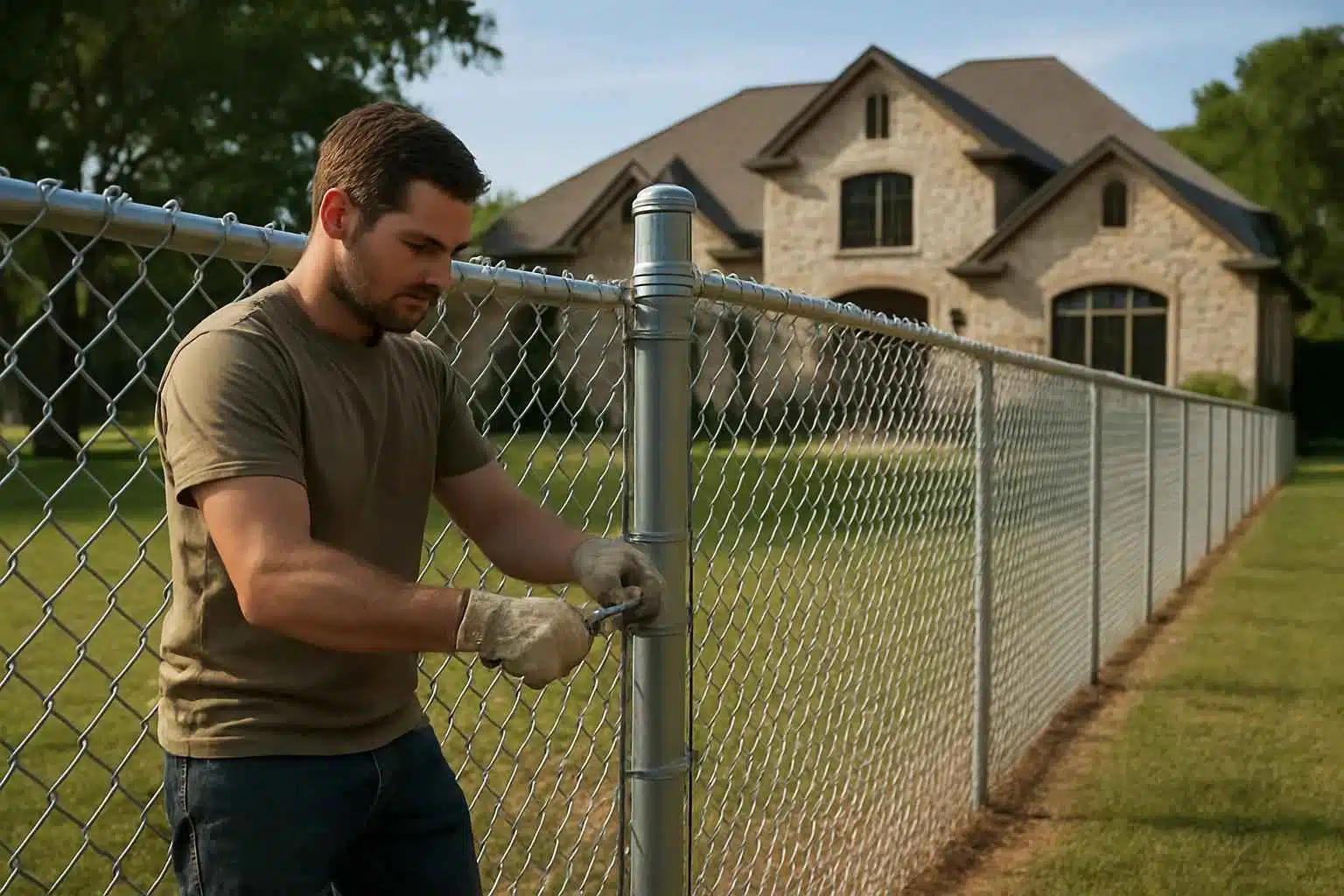 Chain Link Fence Installer in Waring TX
