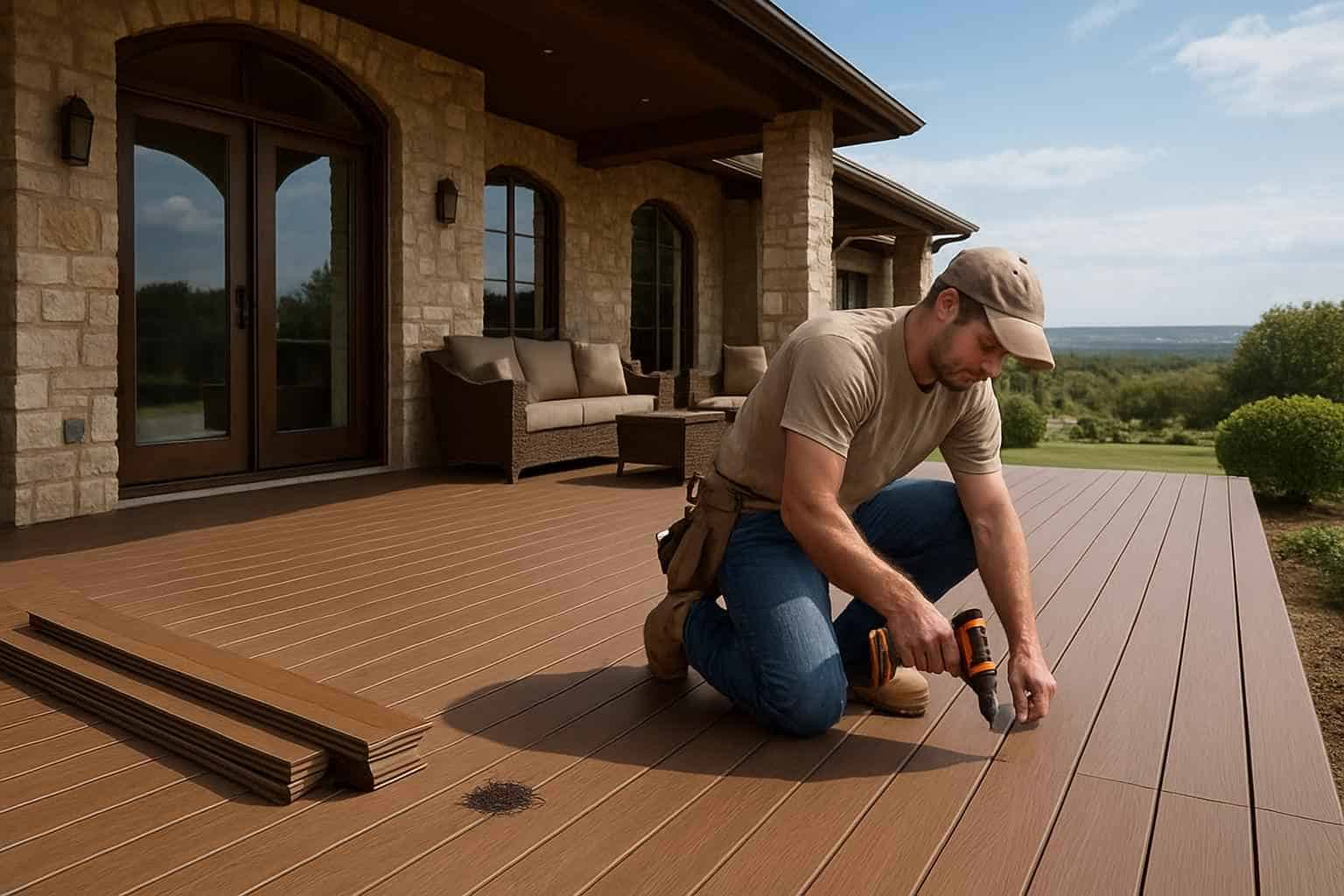 Composite Deck Builder in Center Point TX