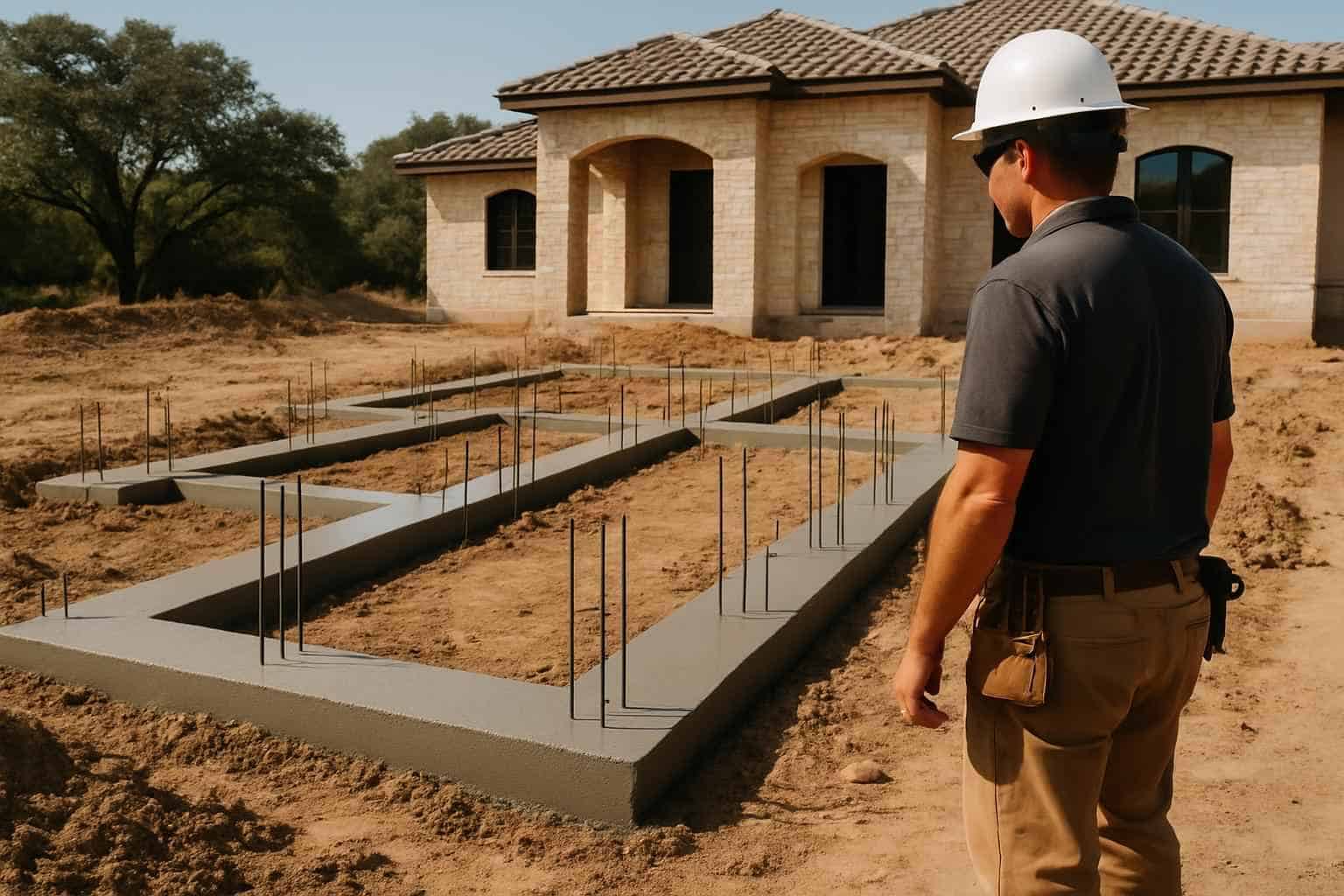 Concrete Slabs Foundations Contractor In Blanco TX Concrete Footing Contractor in Blanco TX
