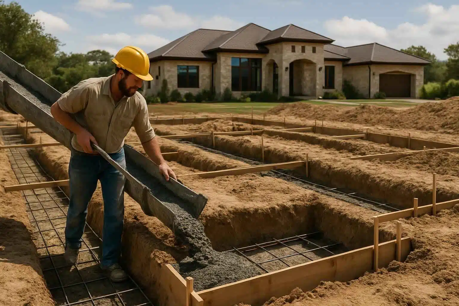 Concrete Slabs Foundations Contractor In Sisterdale TX Concrete Footing Contractor in Sisterdale TX