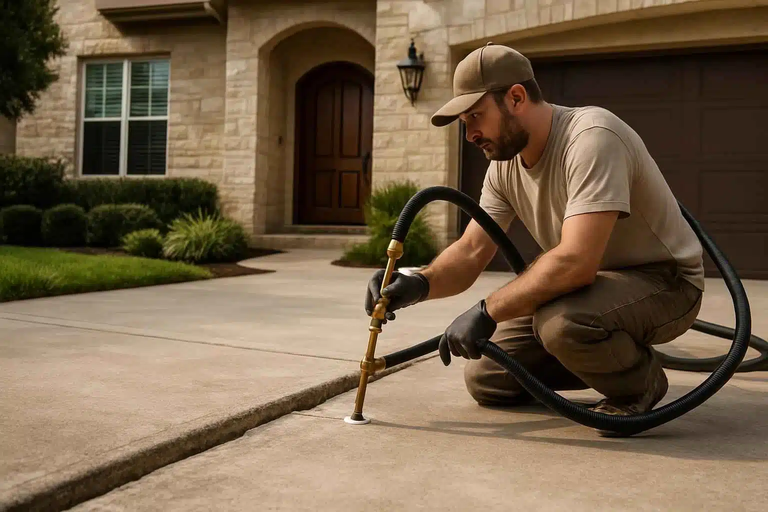 Concrete Leveling Service in Center Point TX