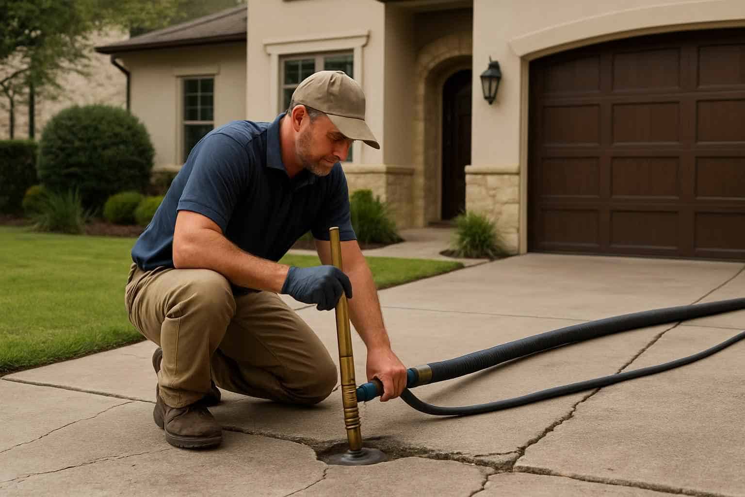 Concrete Leveling Service in Ingram TX