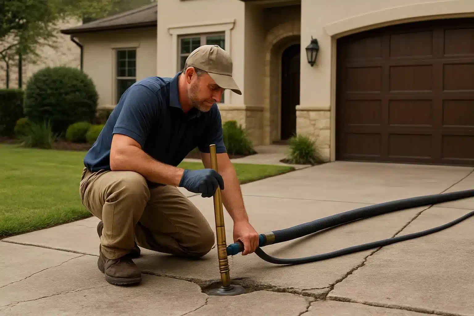 Concrete Leveling Service in Ingram TX