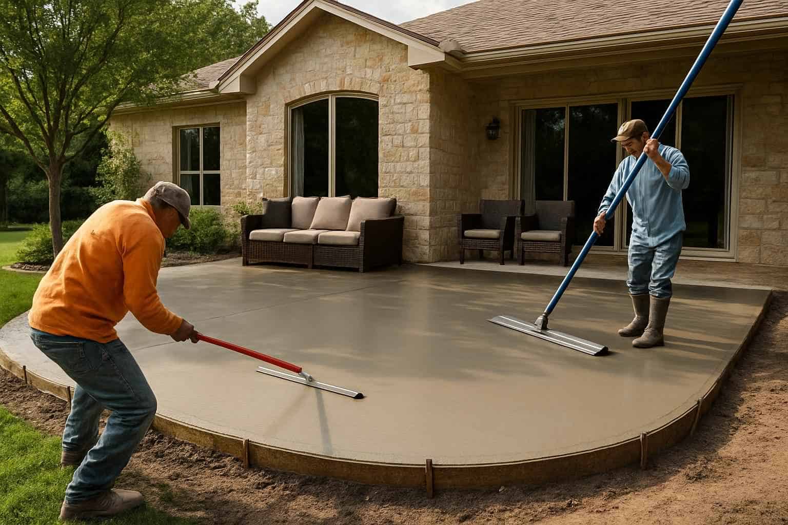Concrete Patio Installation Service in Center Point TX