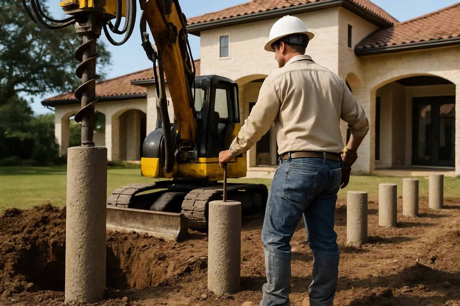 Concrete Pier Installation Contractor in Sisterdale TX