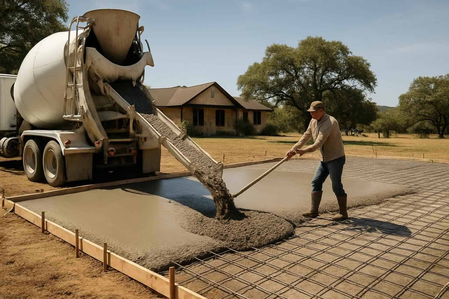 Concrete Slabs Foundations Contractor In Center Point TX Concrete Slab Pouring Company in Center Point TX