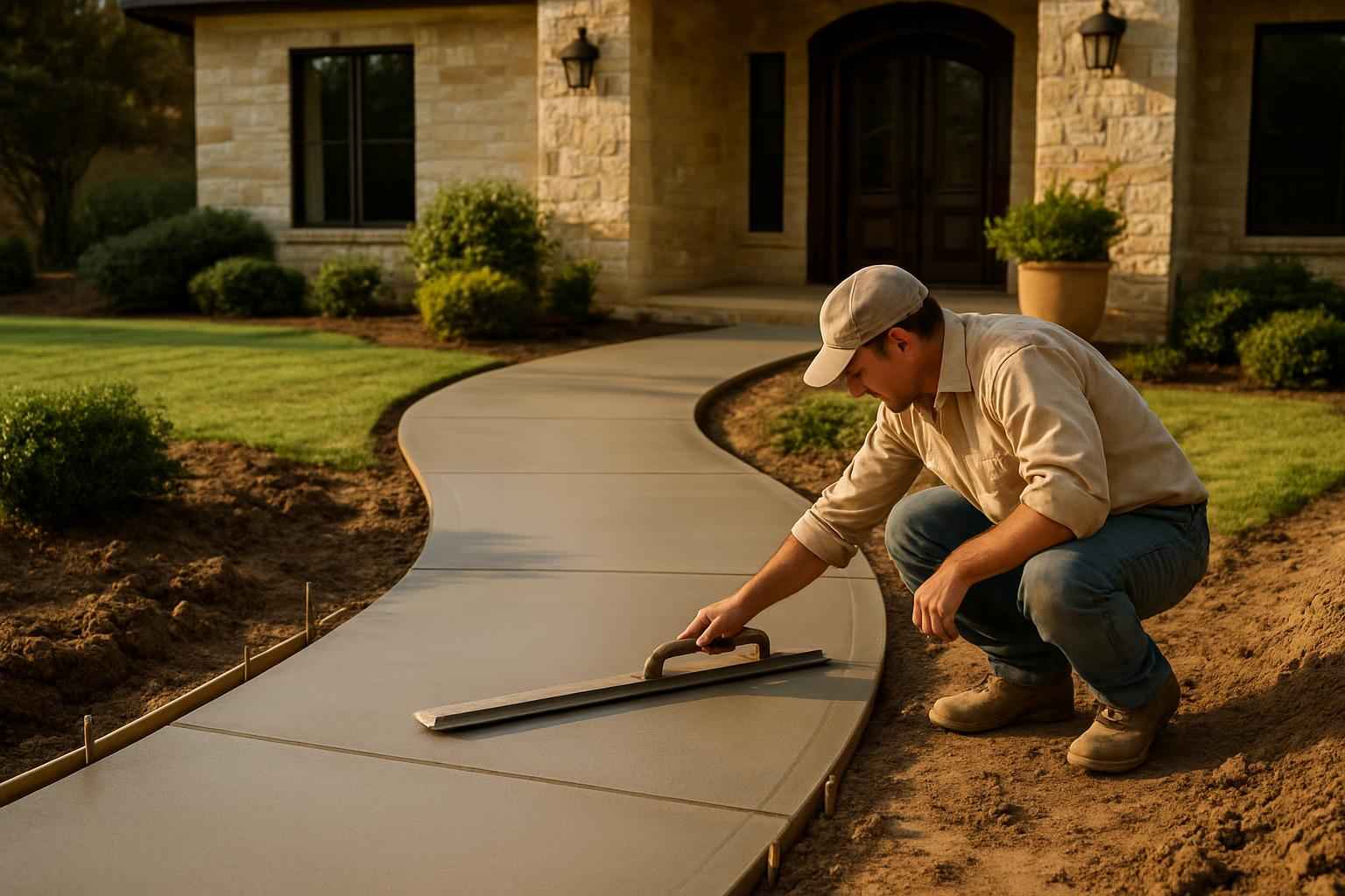 Path Walkway Contractor In Camp Verde TX Concrete Walkway Contractor in Camp Verde TX