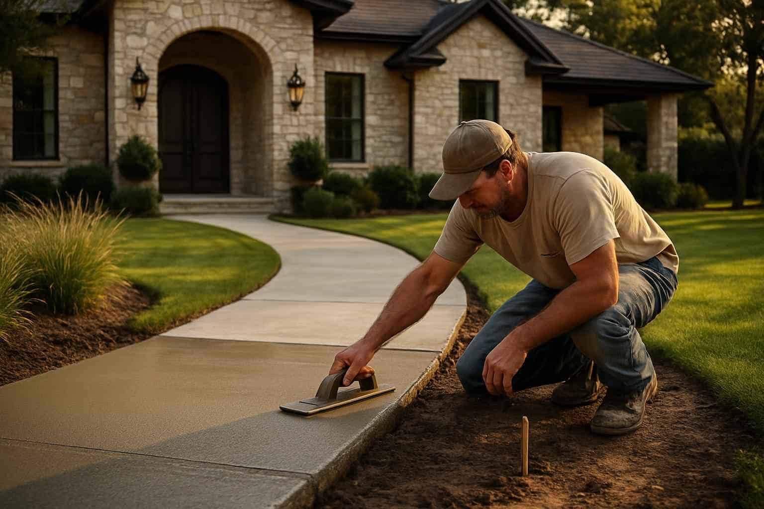 Concrete Walkway Contractor in Johnson City TX