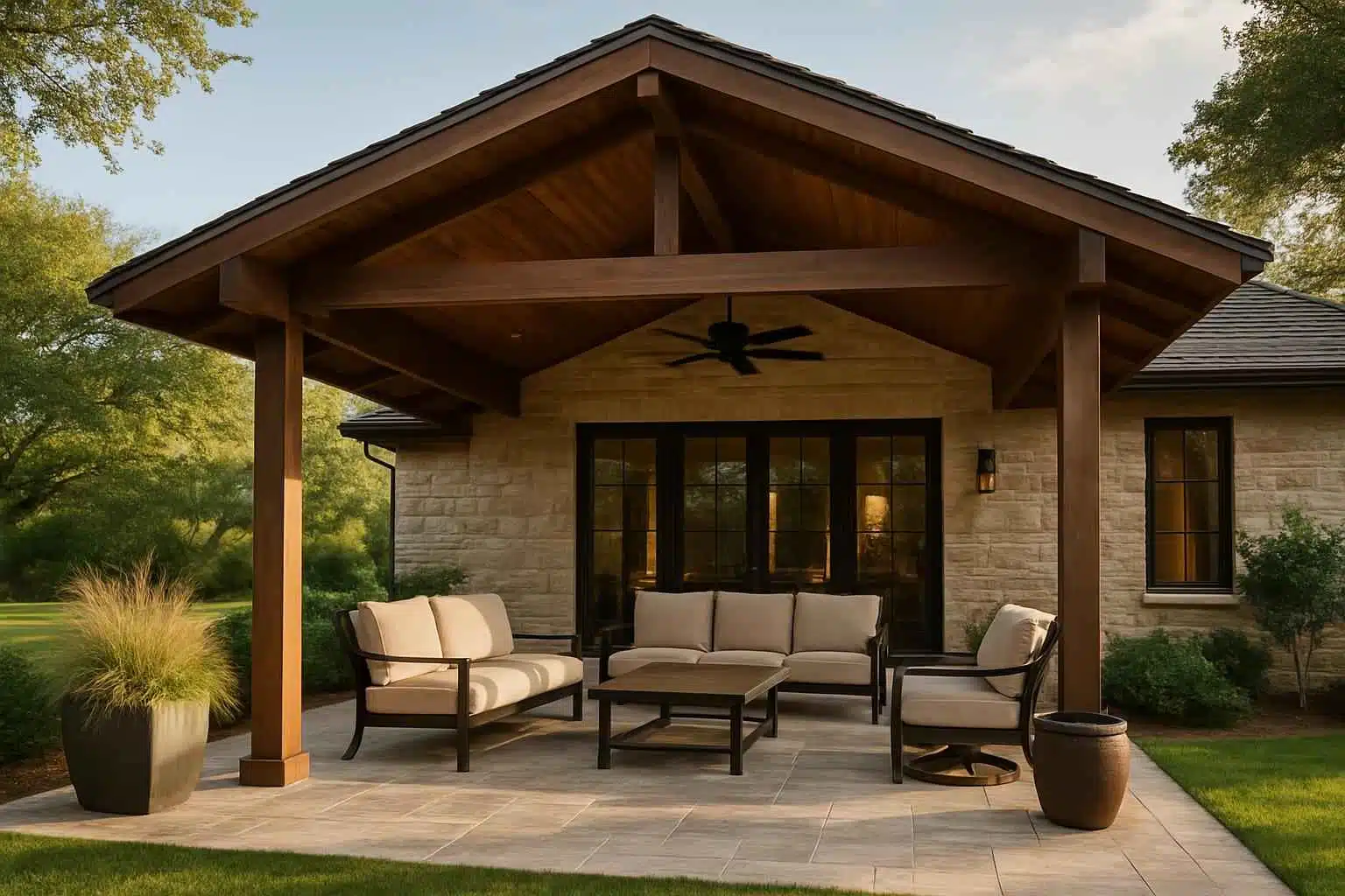 Covered Patio Contractor in Center Point TX