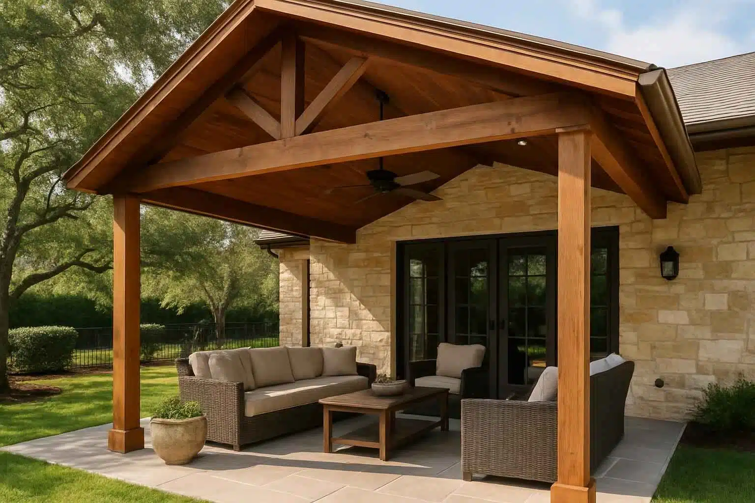 Covered Patio Contractor in Ingram TX
