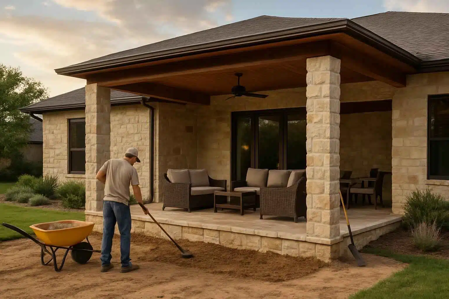 Patio Construction Contractor In Johnson City TX Covered Patio Contractor in Johnson City TX
