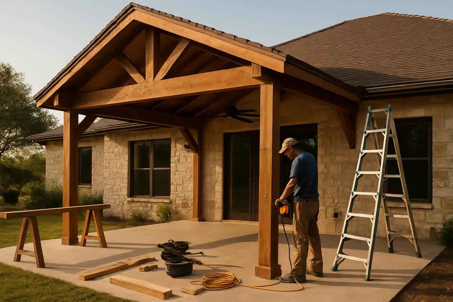 Patio Construction Contractor In Sisterdale TX Covered Patio Contractor in Sisterdale TX