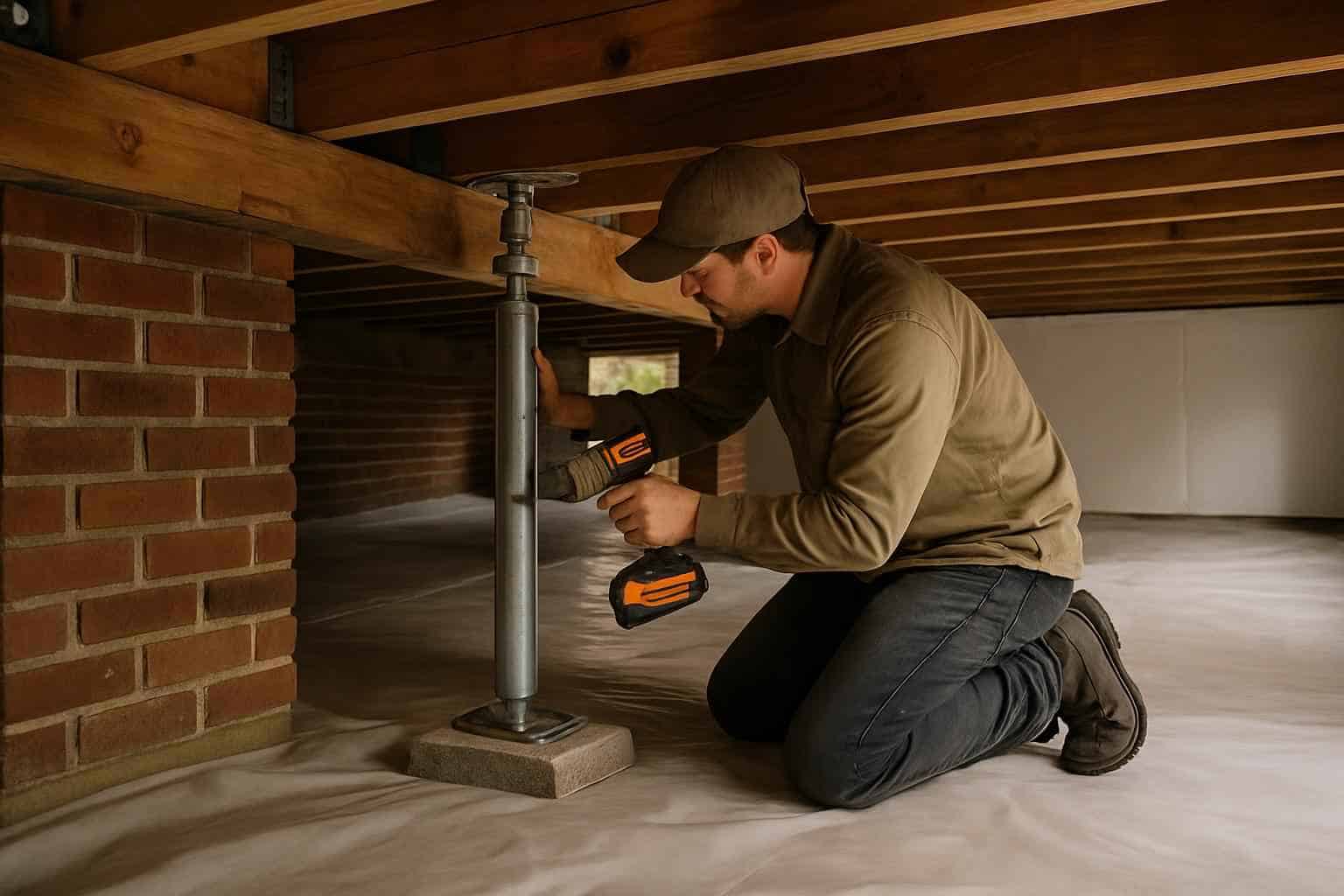 Foundation Repair Pier Beam Contractor In Waring TX Crawl Space Repair Service in Waring TX