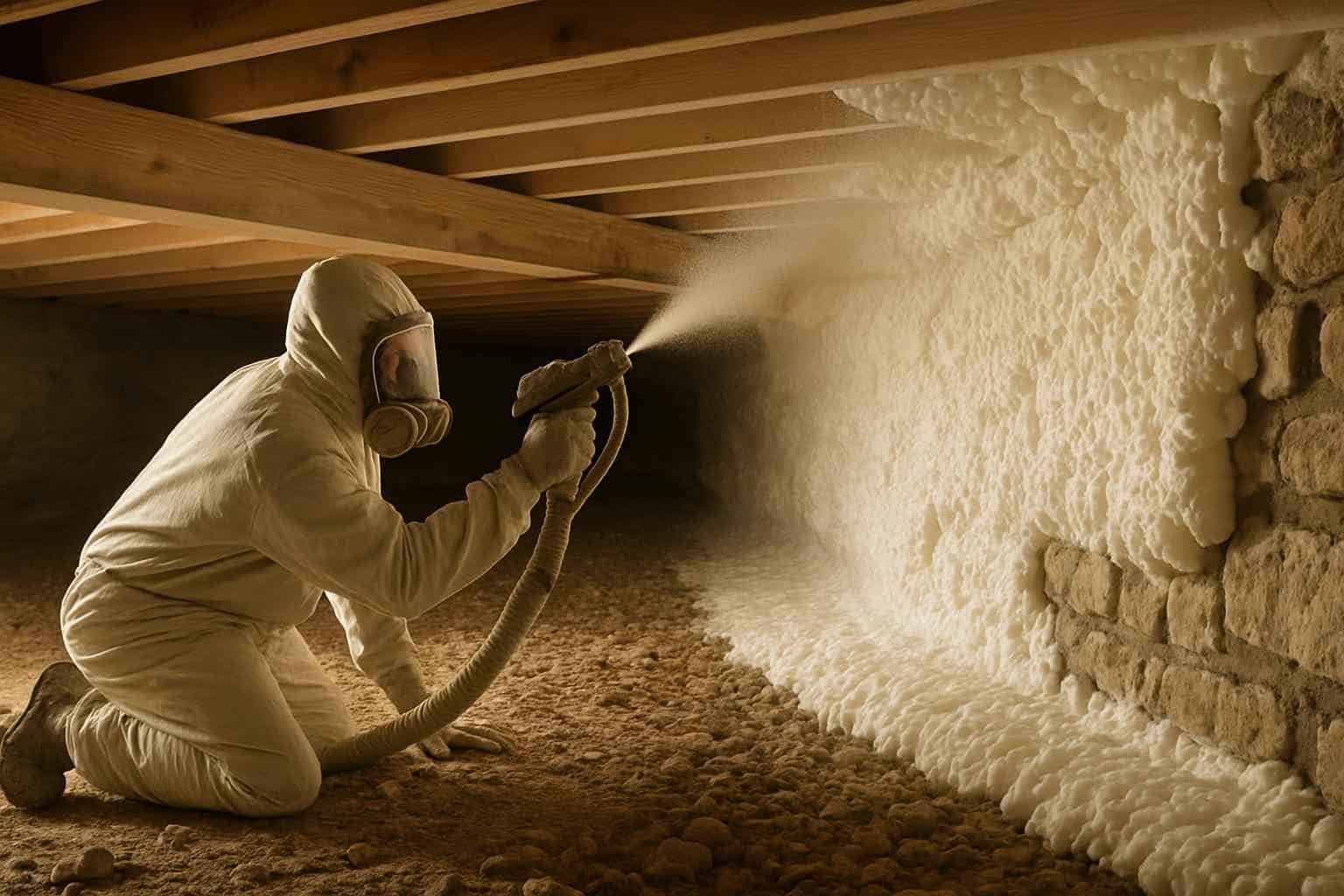 Crawl Space Spray Foam Service in Center Point TX