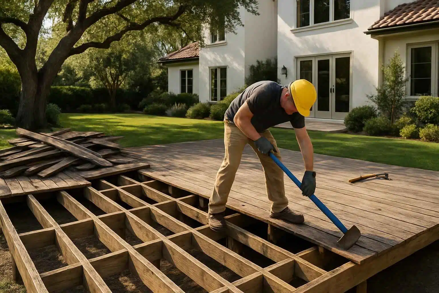 Deck Demolition Prep Service in Waring TX