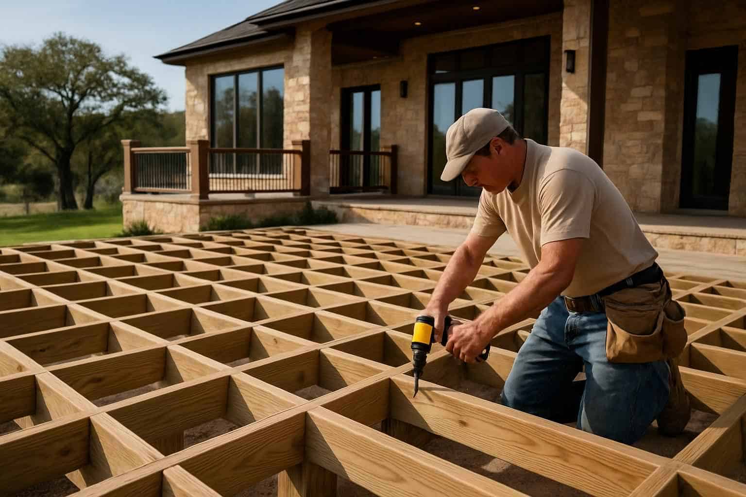 Framing Carpentry Contractor In Ingram TX Deck Framing Contractor in Ingram TX