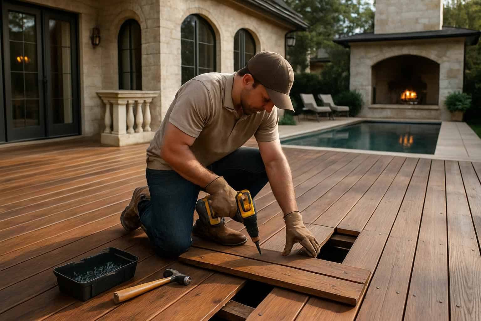 Deck Repair Service in Waring TX