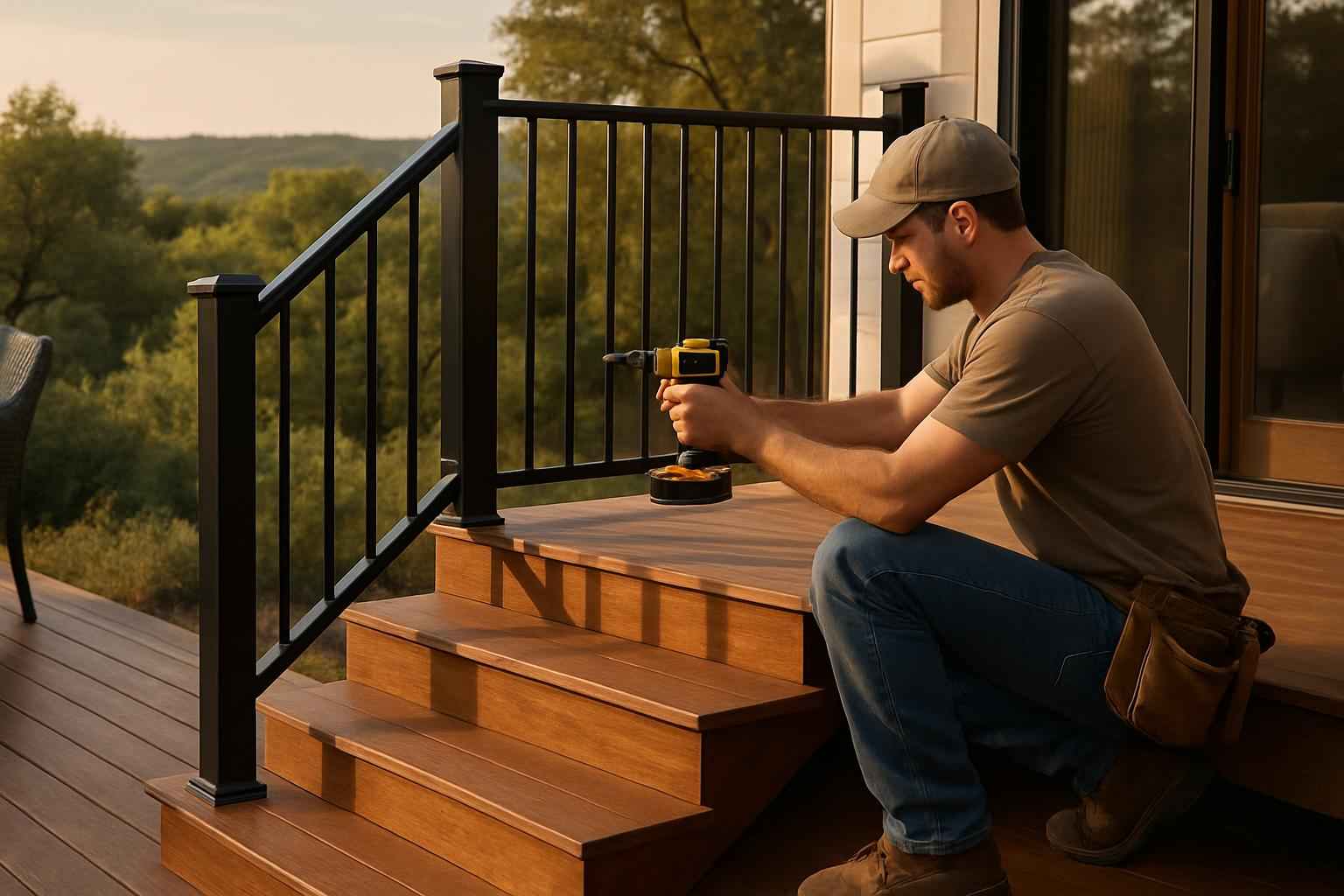 Deck Construction Contractor In Camp Verde TX Deck Stair Railing Installer in Camp Verde TX