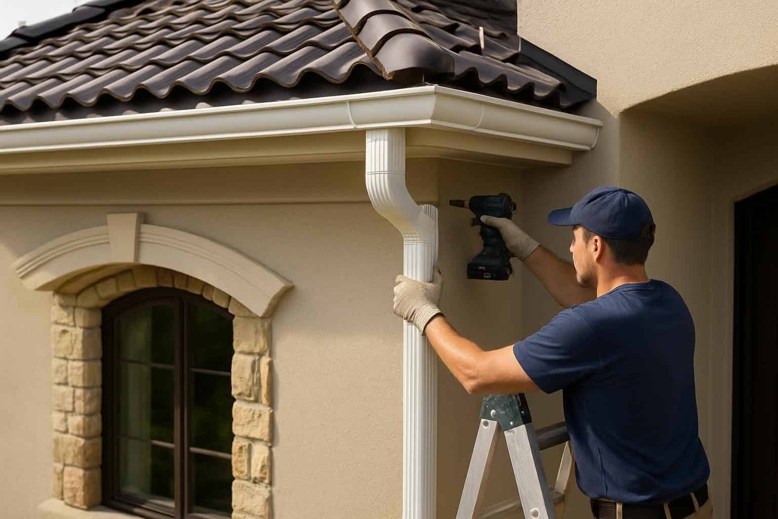 Downspout Installation Service in Center Point TX