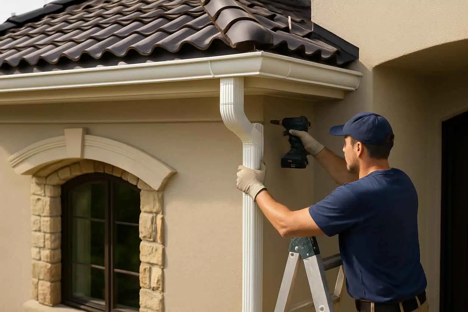 Downspout Installation Service in Center Point TX